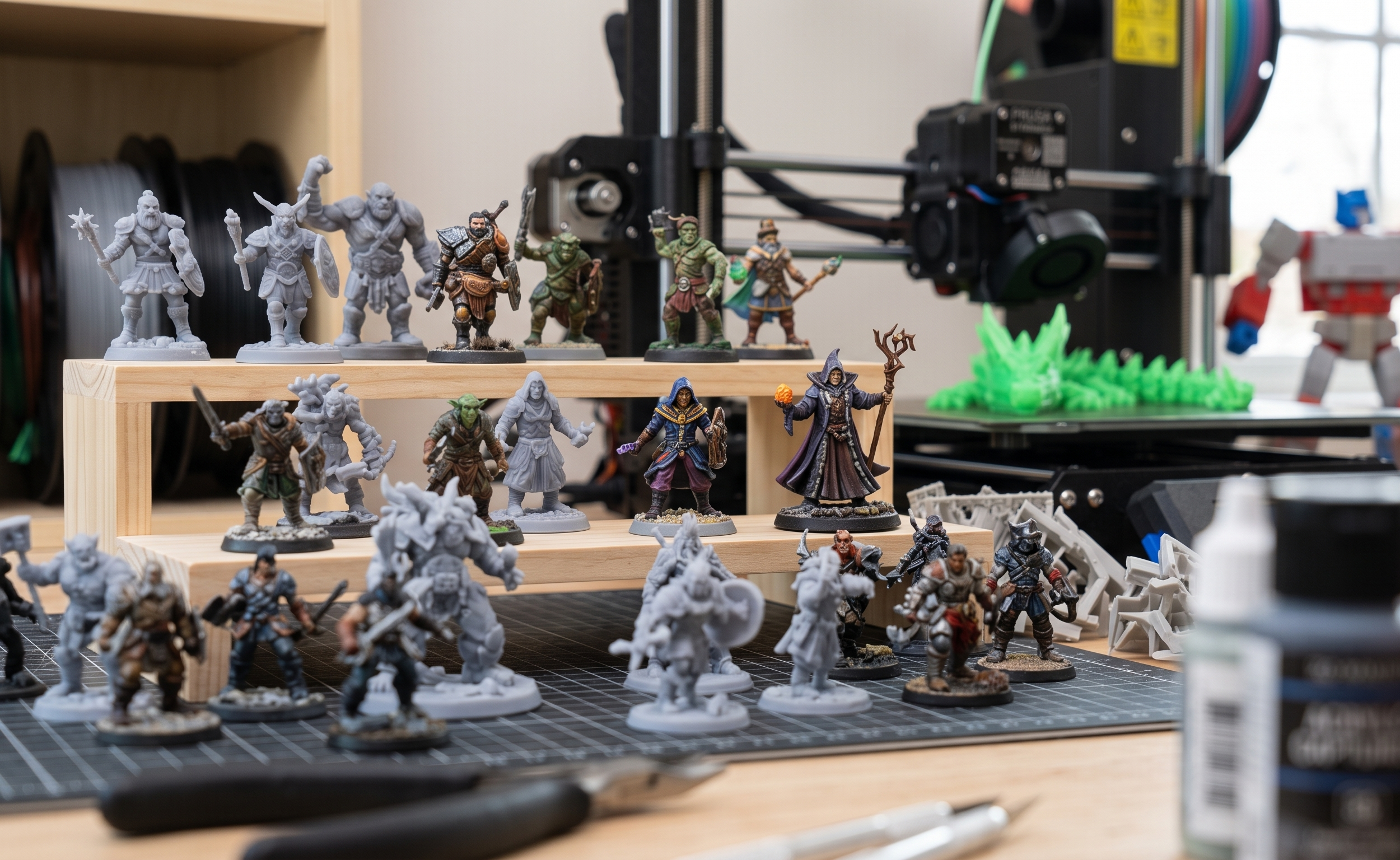 3D printed toy and miniature